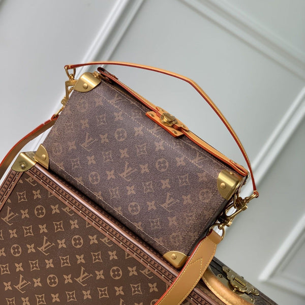 Lv Soul Trunk East West 29 Brown Monogram