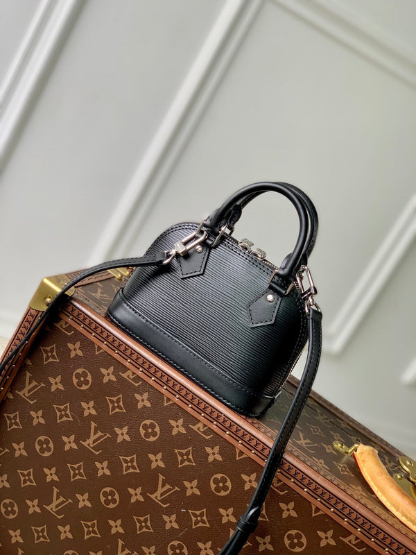 Lv Nano Alma 18 Black Epi Leather