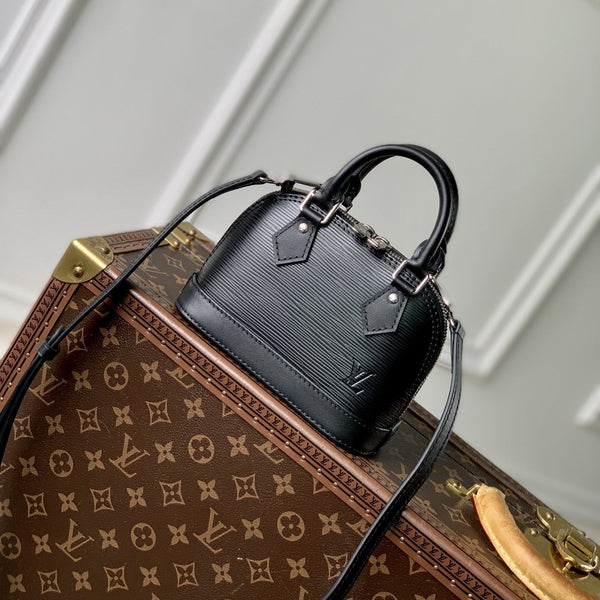 Lv Nano Alma 18 Black Epi Leather