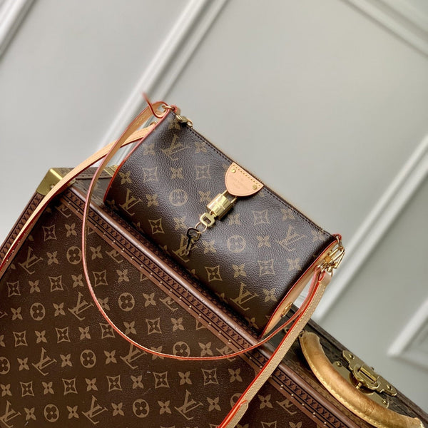 Lv Pochette Tirette 22 Brown Monogram