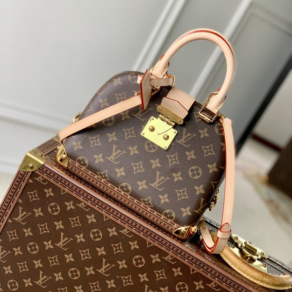 Lv Alma Trunk 26 Brown Monogram