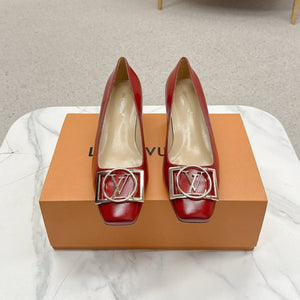 LV Madeleine High Heels Fuchsia Red Leather 528580