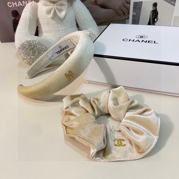 WHITE VELVET HAIRBAND 124630