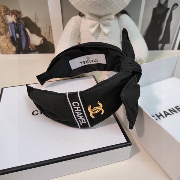 BLACK FABRIC HAIRBAND 124634