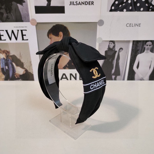 BLACK FABRIC HAIRBAND 124634