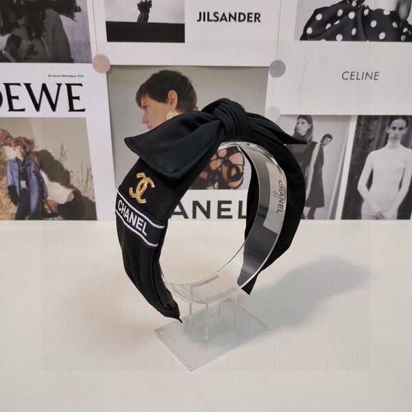 BLACK FABRIC HAIRBAND 124634