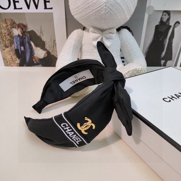 BLACK FABRIC HAIRBAND 124634