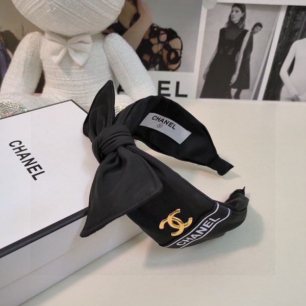 BLACK FABRIC HAIRBAND 124634