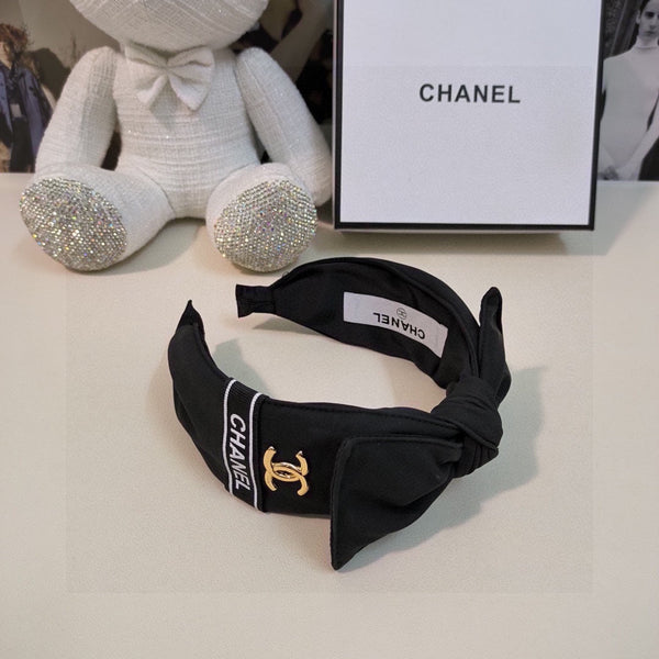 BLACK FABRIC HAIRBAND 124634