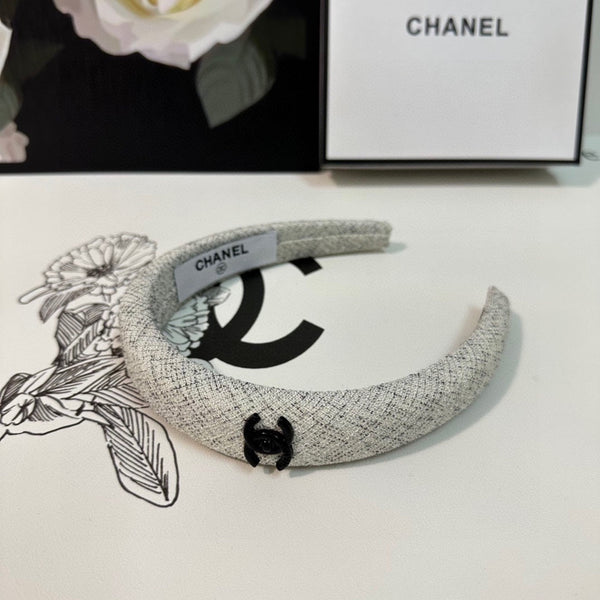 WHITE TWEED HAIRBAND 124640
