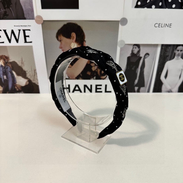 HAIRBAND CC LOGO BLACK FOR WOMEN 151340