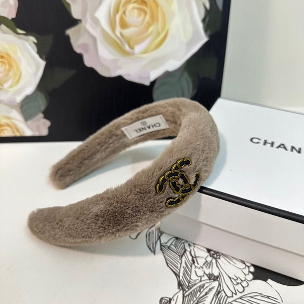 MEDIUM BROWN SHEARLING HEADBAND 151381