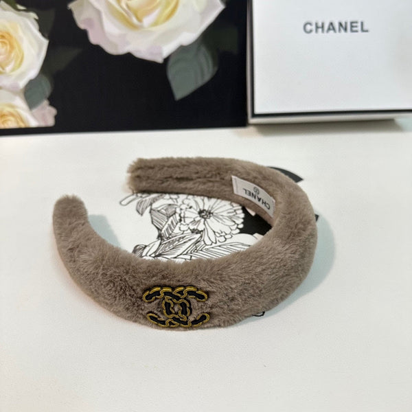 MEDIUM BROWN SHEARLING HEADBAND 151381