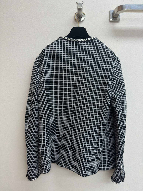 CC 25 Giacca in tweed nero Viscosa Poliammide 251970