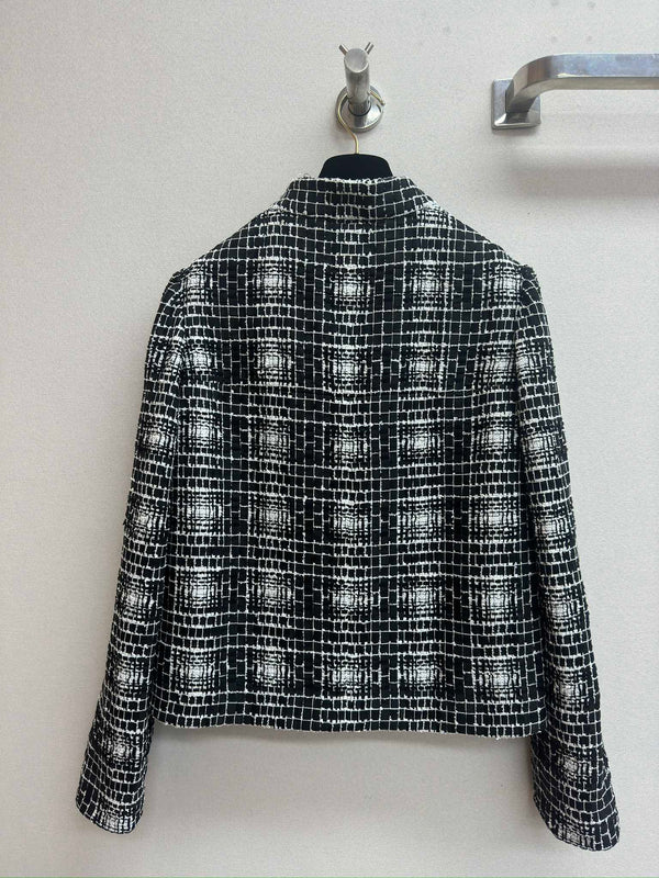 CC 25 Tweed Jacket Black Polyamide Cotton 251893