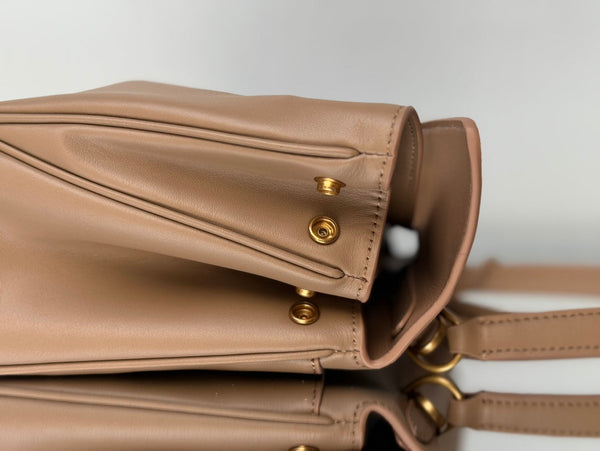 RODEO SMALL BAG 29 IN CAMEL BEIGE SMOOTH CALFSKIN GOLD HARDWARE