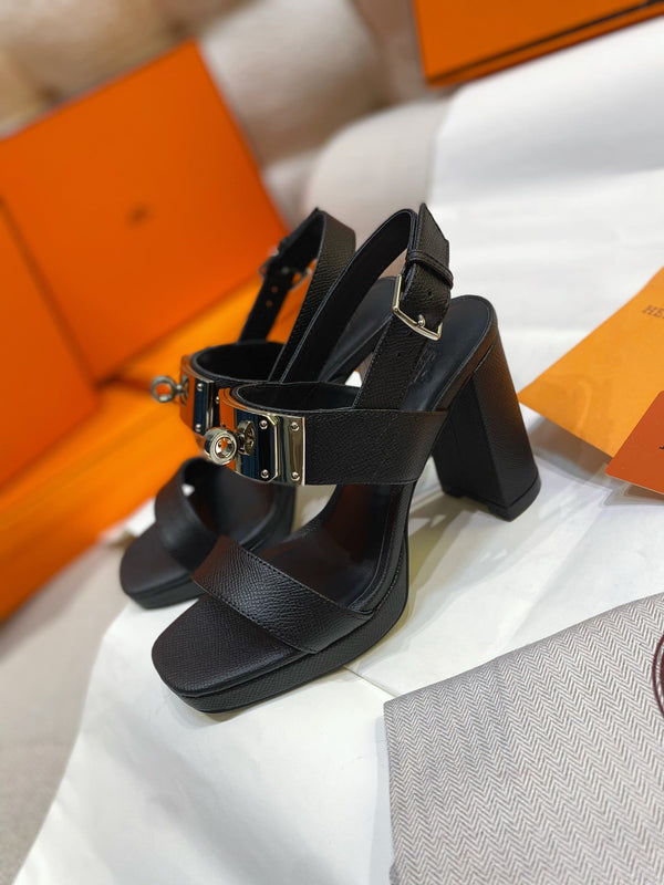 HM Ilona90 Slingback Black Calfskin 347912