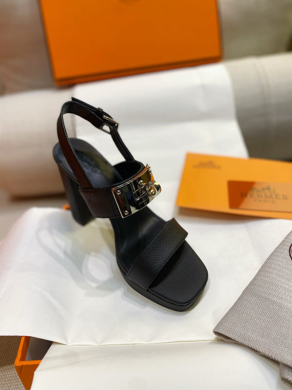 HM Ilona90 Slingback Black Calfskin 347912