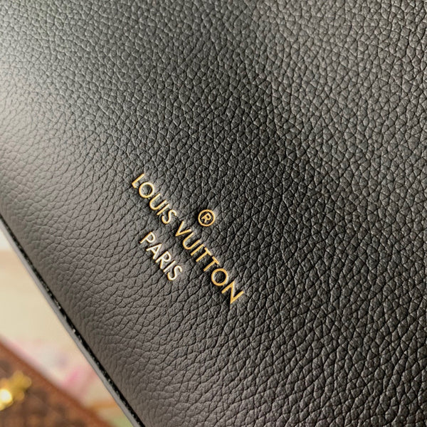 LV Lock&Go Bag Black Gold Cowhide 240844