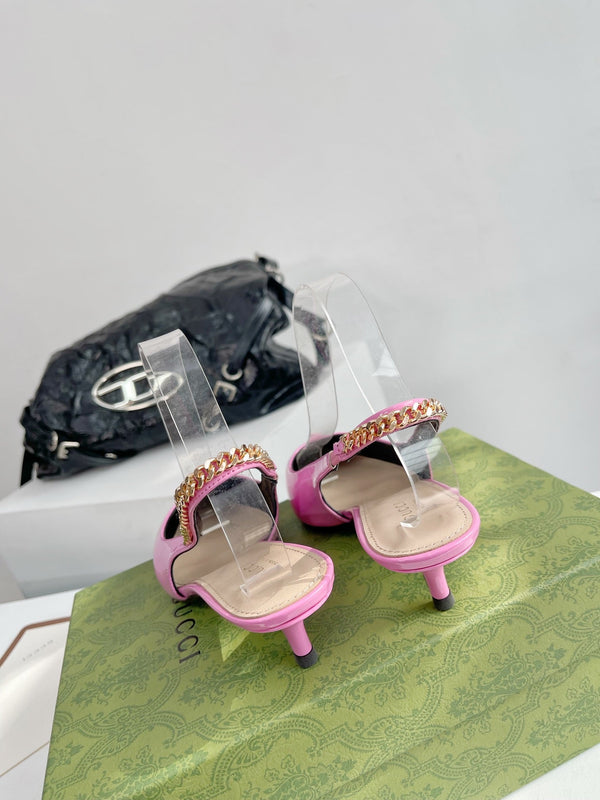 GG SIGNORIA 45 SLINGBACK PUMP TAFFY LAMBSKIN