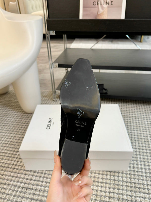 ANKLE BOOTS 45 MM IN BLACK SUEDE