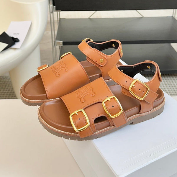 MINO SANDAL IN BRONZE BROWN CALFSKIN