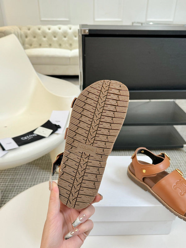 MINO SANDAL IN BRONZE BROWN CALFSKIN