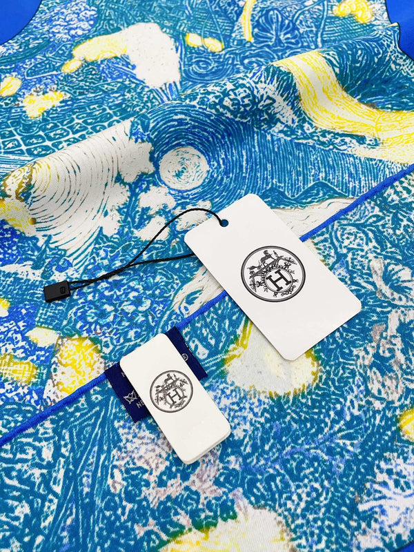 Eleftheria Scarf 90 CM In Colorful Silk Twill  193834