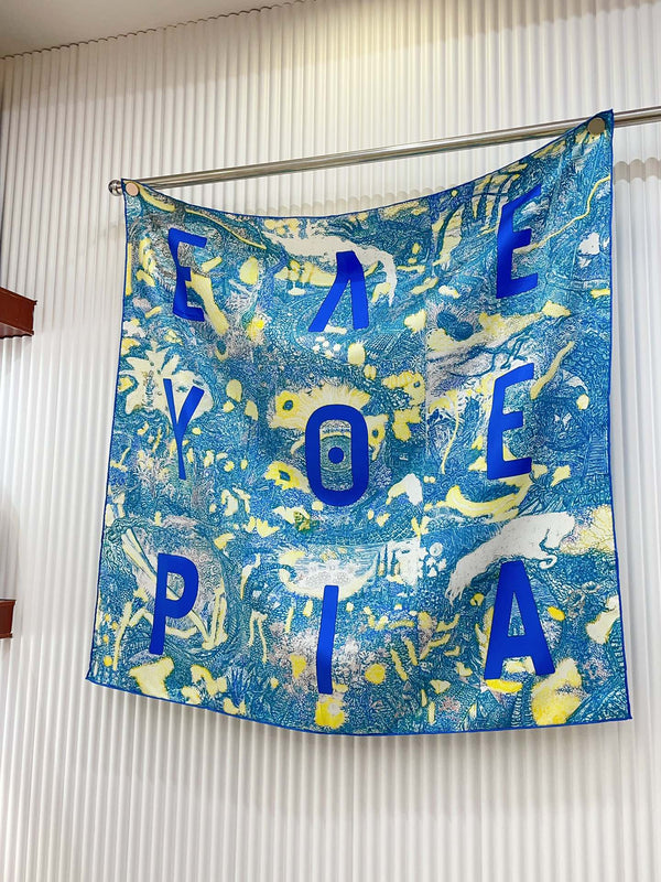 Eleftheria Scarf 90 CM In Colorful Silk Twill  193834