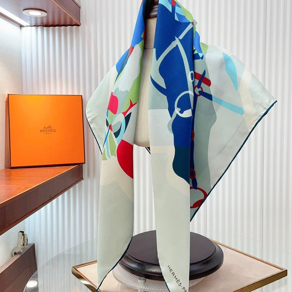 Scarf 90 CM In Colorful Silk Twill 233120