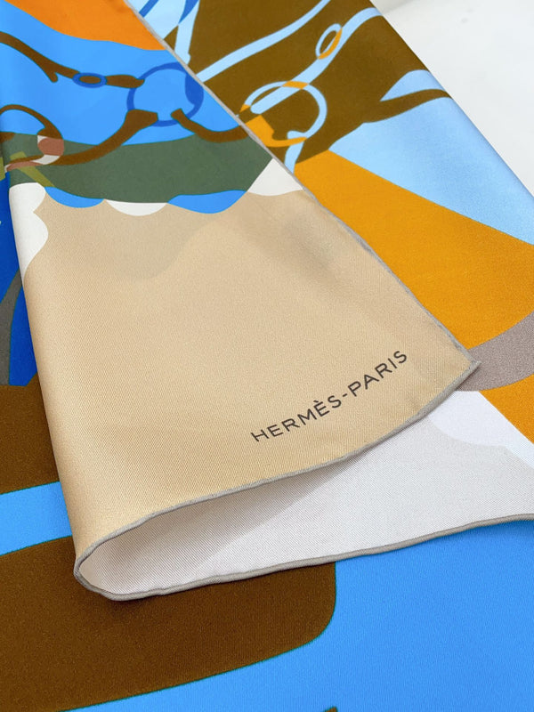 Scarf 90 CM In Colorful Silk Twill 233121