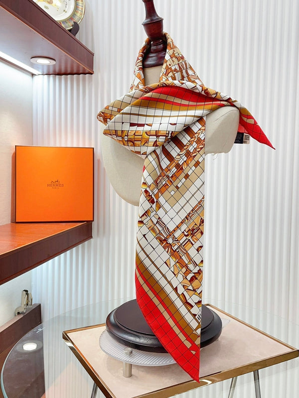 Coaching Deja-Vu Shawl 90 CM In Colorful Silk Twill 233125