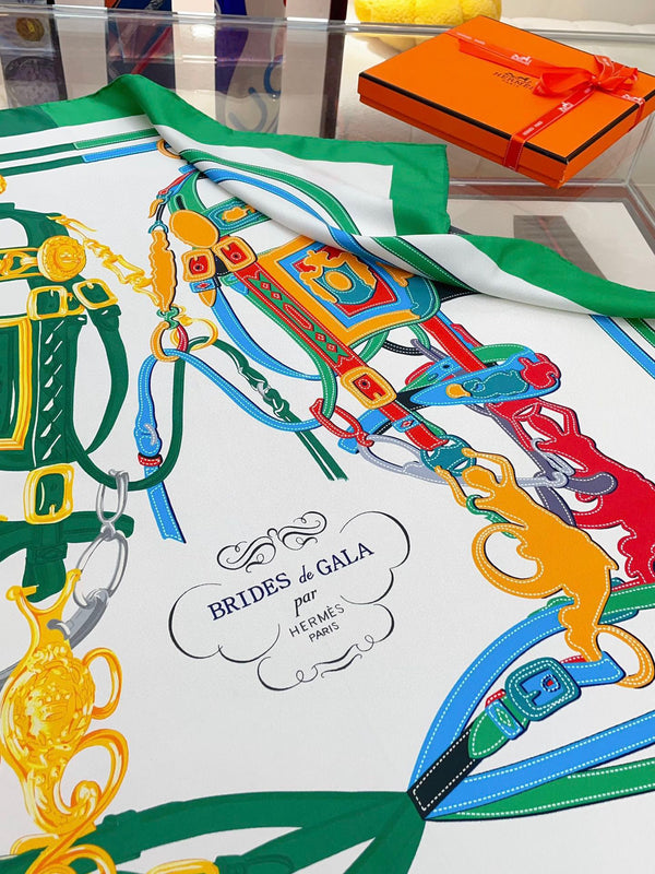 Brides De Gala Forever Scarf 90 CM In Colorful Silk Twill 279121