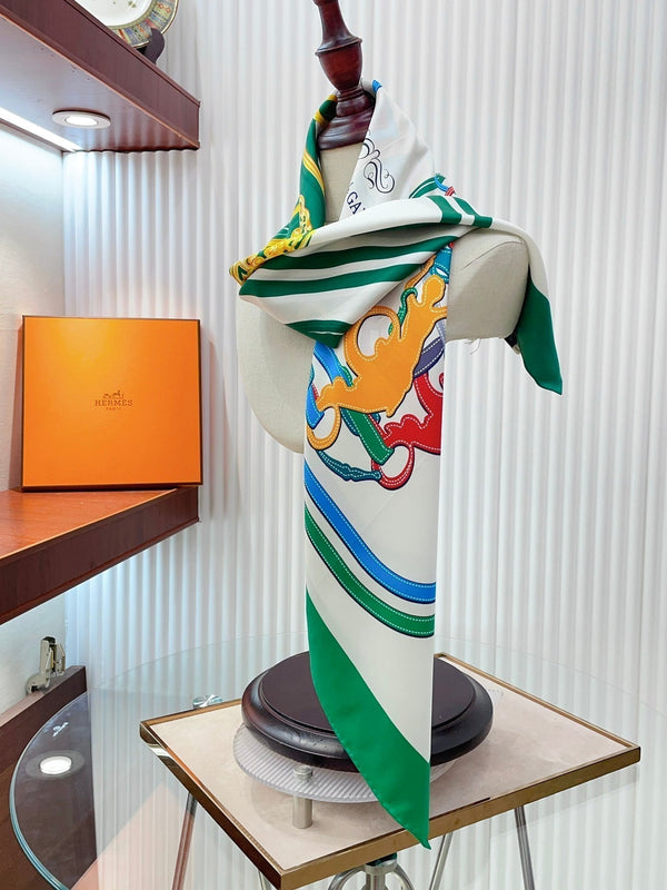 Brides De Gala Forever Scarf 90 CM In Colorful Silk Twill 279121