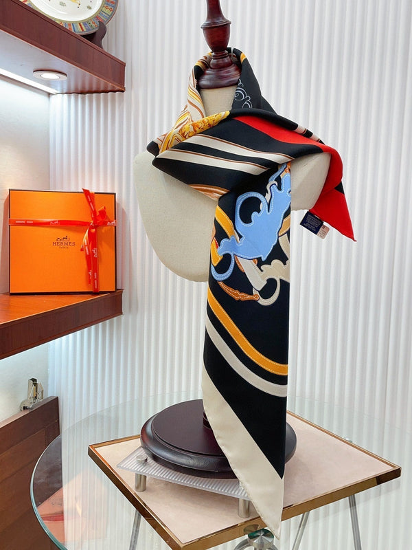 Brides De Gala Forever Scarf 90 CM In Colorful Silk Twill 279122