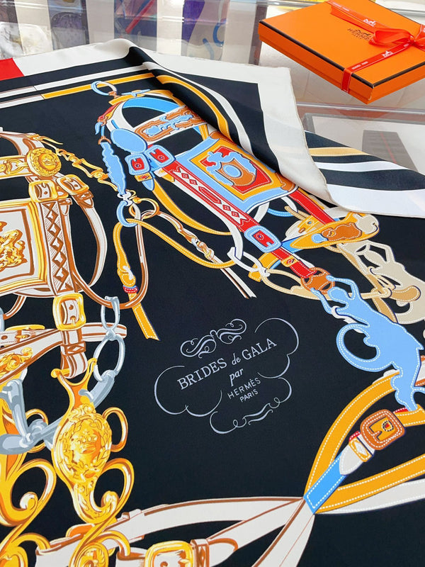 Brides De Gala Forever Scarf 90 CM In Colorful Silk Twill 279122