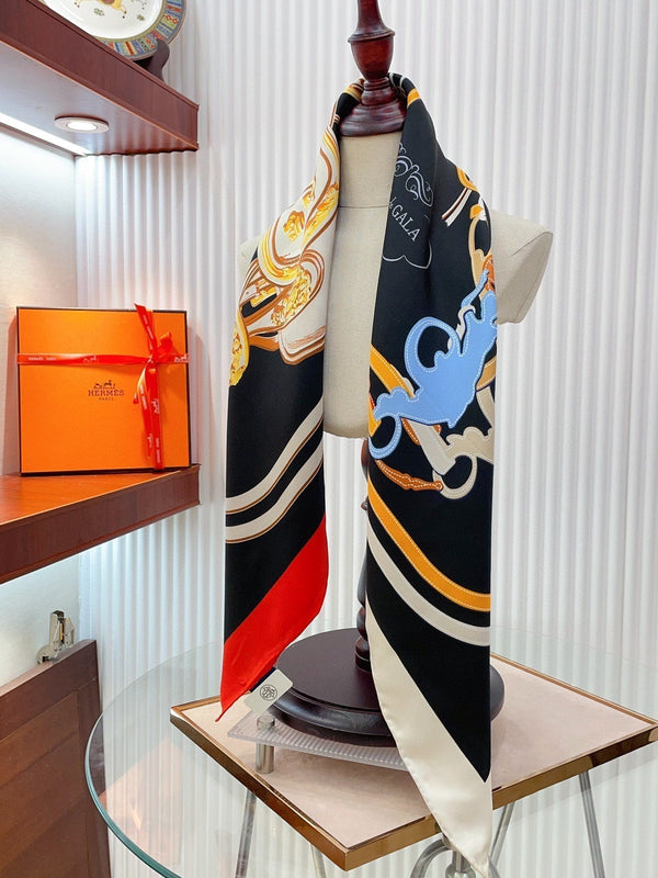 Brides De Gala Forever Scarf 90 CM In Colorful Silk Twill 279122