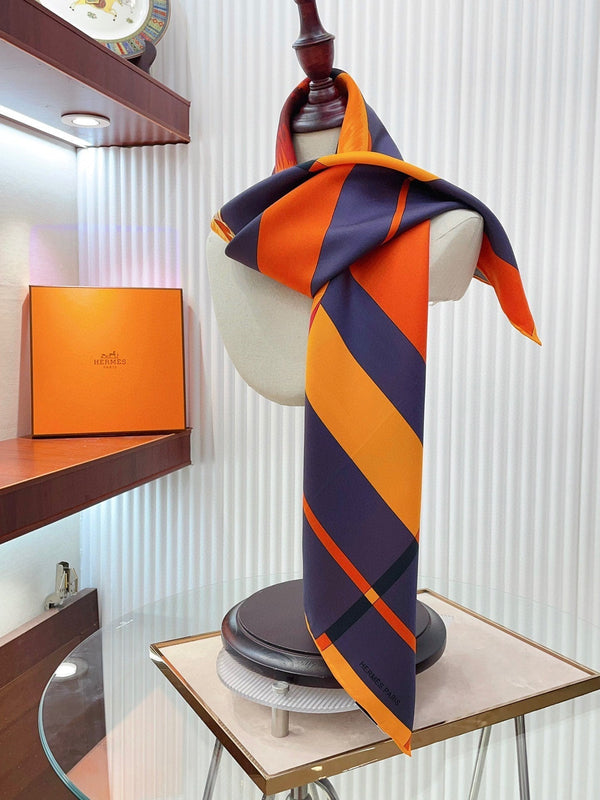 Rocabar De Rire Scarf 90 CM In Colorful Silk Twill 246405