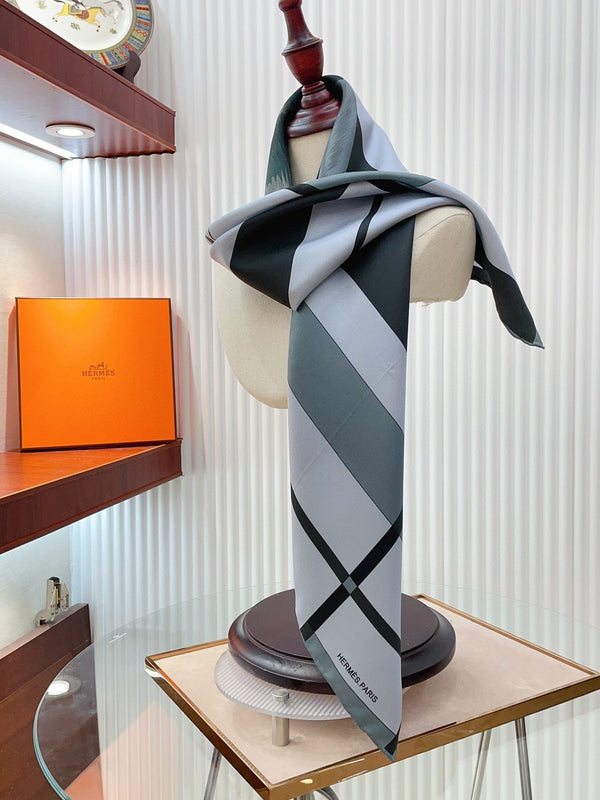 Rocabar De Rire Scarf 90 CM In Colorful Silk Twill 246406