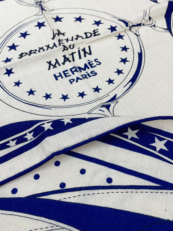 La Promenade Du Matin Bandana Shawl 140 CM In Colorful Cashmere And Silk 303143