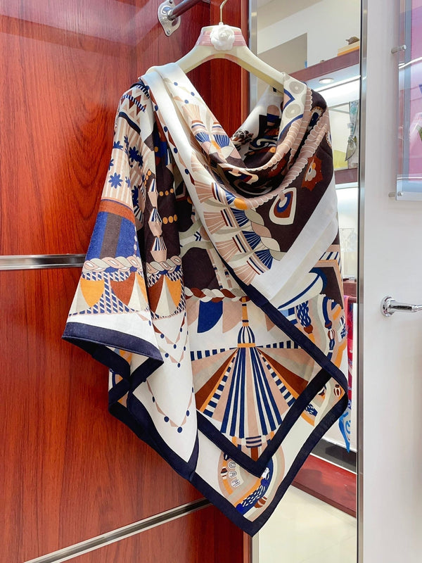 Haute Parure Scarf 135 CM Colorful Cashmere And Silk 324753