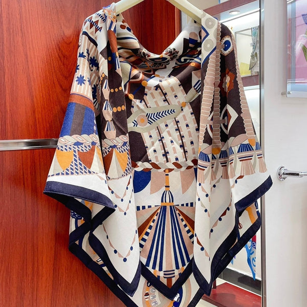 Haute Parure Scarf 135 CM Colorful Cashmere And Silk 324753