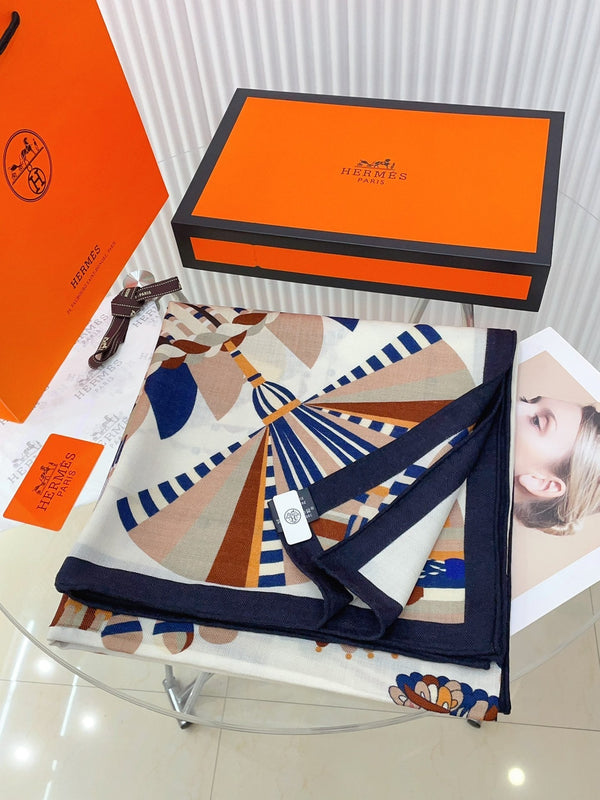 Haute Parure Scarf 135 CM Colorful Cashmere And Silk 324753