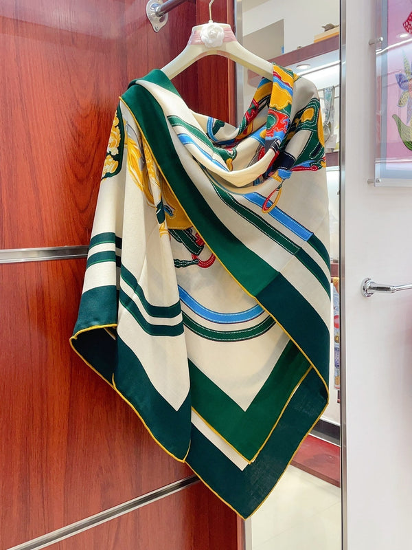 Brides De Gala Forever Scarf 140 CM In Colorful Cashmere And Silk 337142