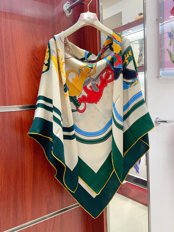 Brides De Gala Forever Scarf 140 CM In Colorful Cashmere And Silk 337142