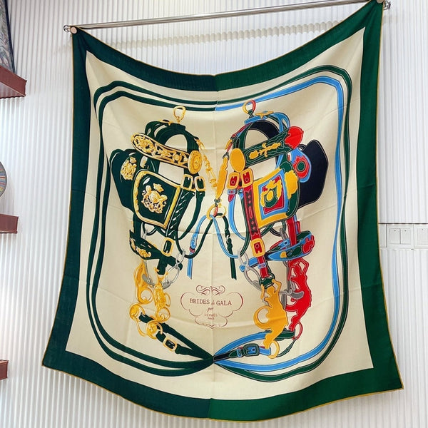 Brides De Gala Forever Scarf 140 CM In Colorful Cashmere And Silk 337142