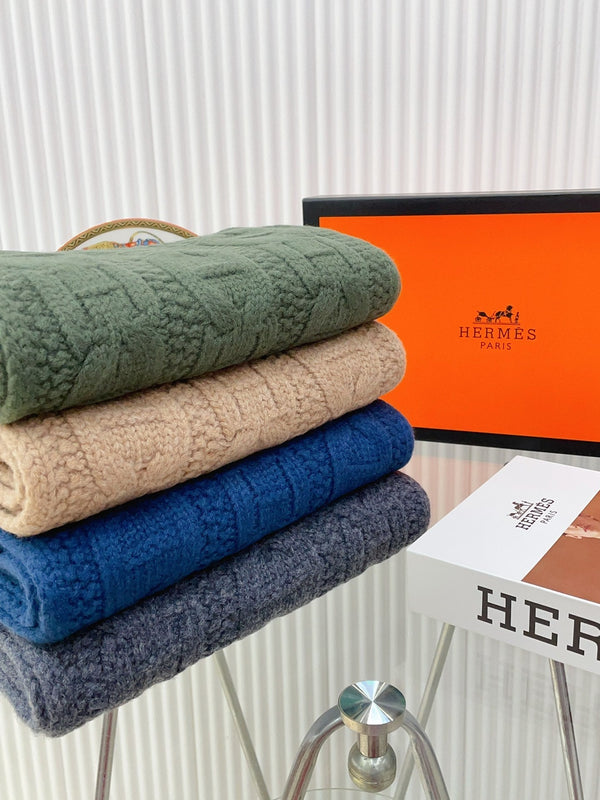 FAUBOURG MUFFLER 170 CM IN CAMEL BEIGE CASHMERE