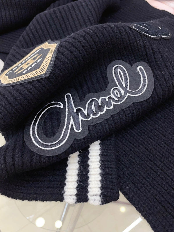 SCIARPA 180 CM IN PURO CASHMERE NERO CON ADESIVO 389998