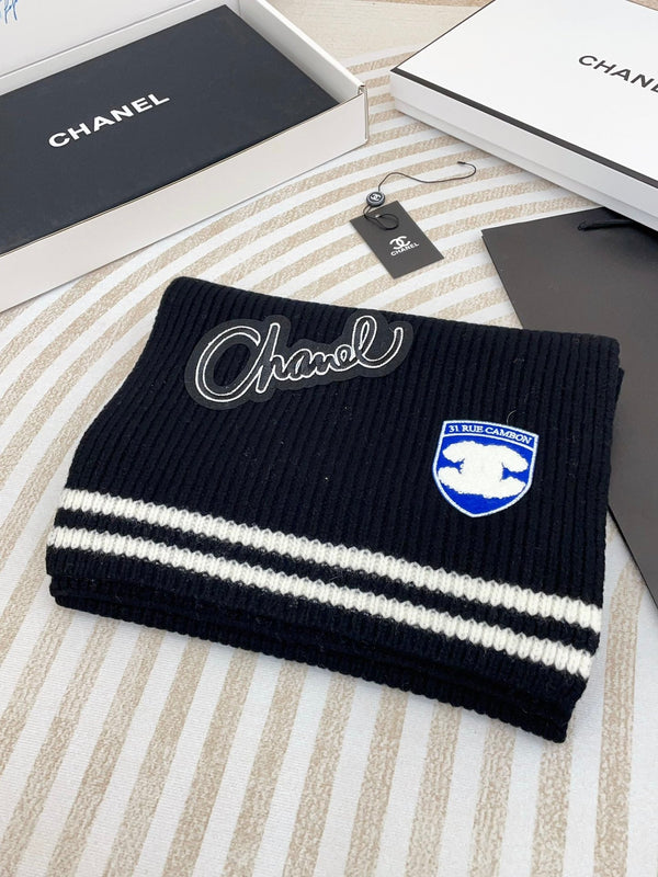 SCIARPA 180 CM IN PURO CASHMERE NERO CON ADESIVO 389998