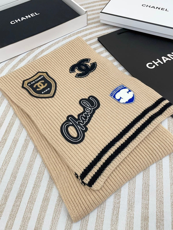 SCIARPA 180 CM IN PURO CASHMERE BEIGE TAN CON ADESIVO 390000